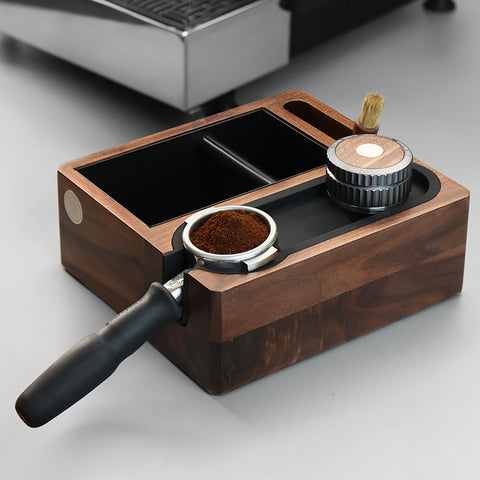 zeroHero Multi Function Walnut Knock Box Station