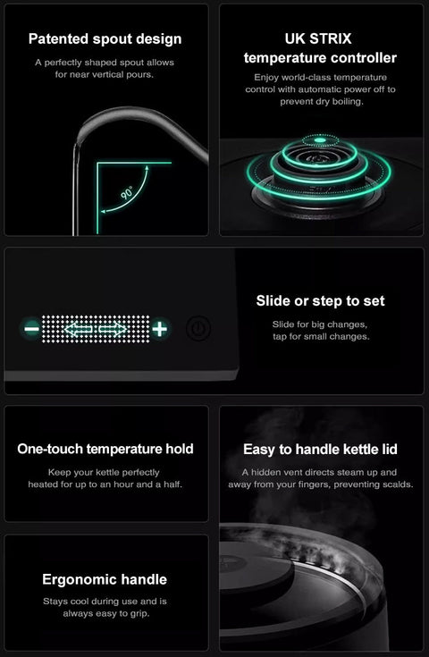 Timemore Fish Smart Pour Over Kettle 600ml