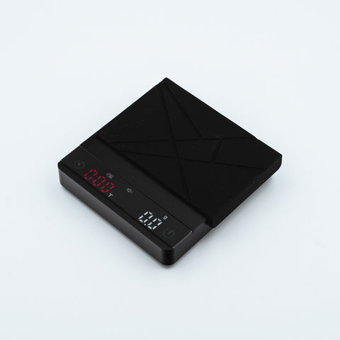 digital coffee scale with USB C charging and a powerful 800mAh battery