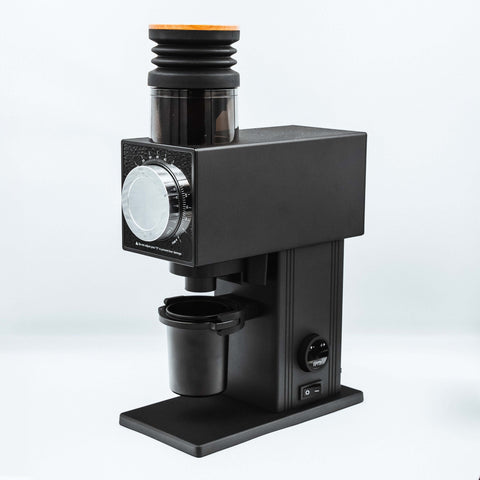 The CF64V Electric Coffee Grinder in Black with 64mm changeable burr set