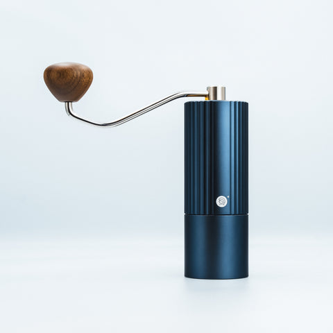 image of the zeroHero Z3 Pro Coffee Hand Manual Grinder in blue