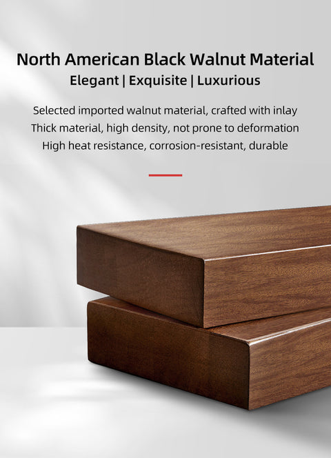 zeroHero Multi Function Walnut Knock Box Station