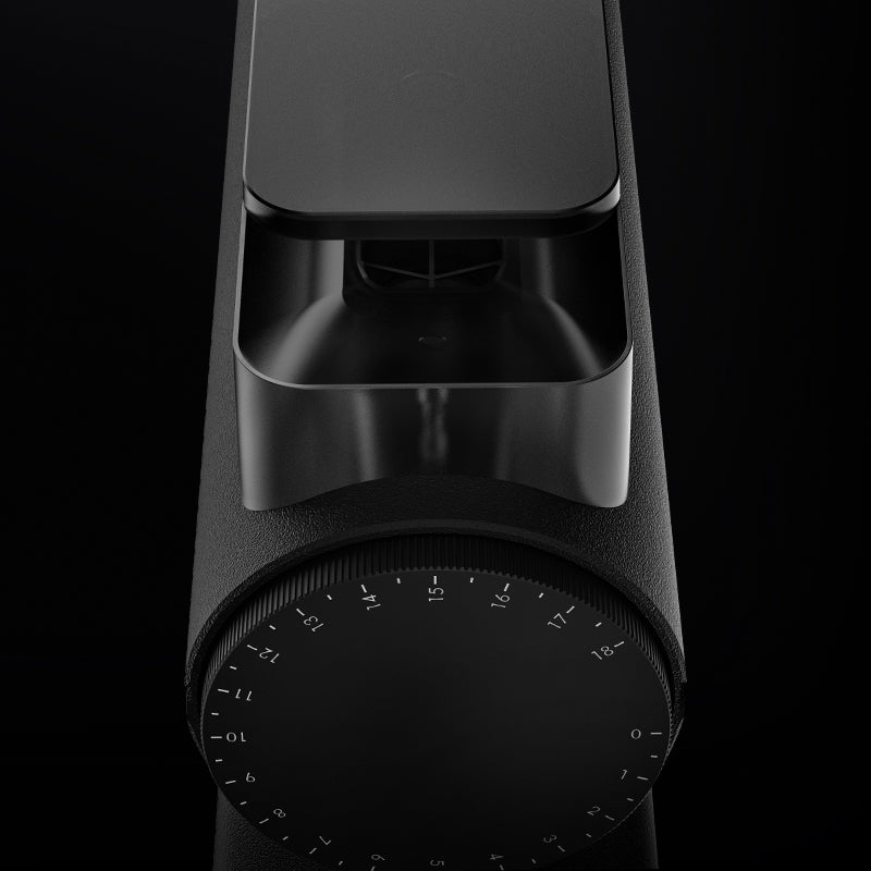 close up detail of dial on the Timemore Sculptor 078S Electric Grinder