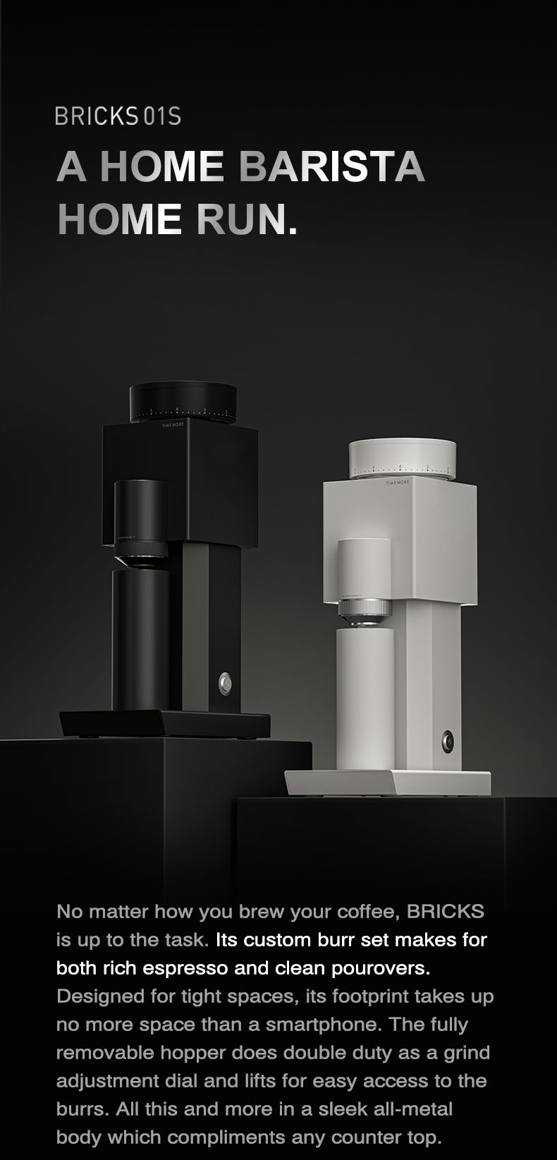 Timemore Bricks 01S Electric Coffee Grinder