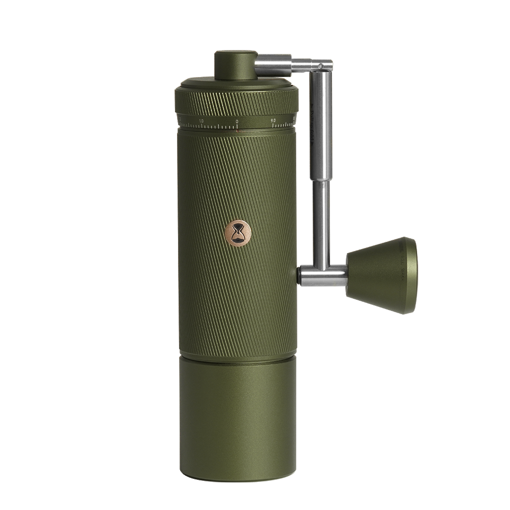 Timemore S3 Chestnut Manual Grinder in olive green