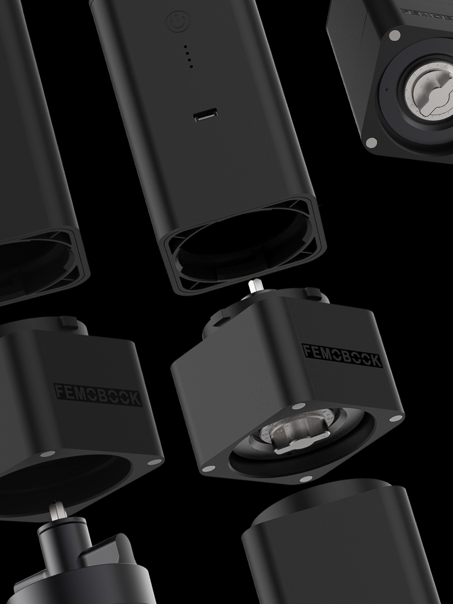 middle section of the Femobook A2 Electric Grinder