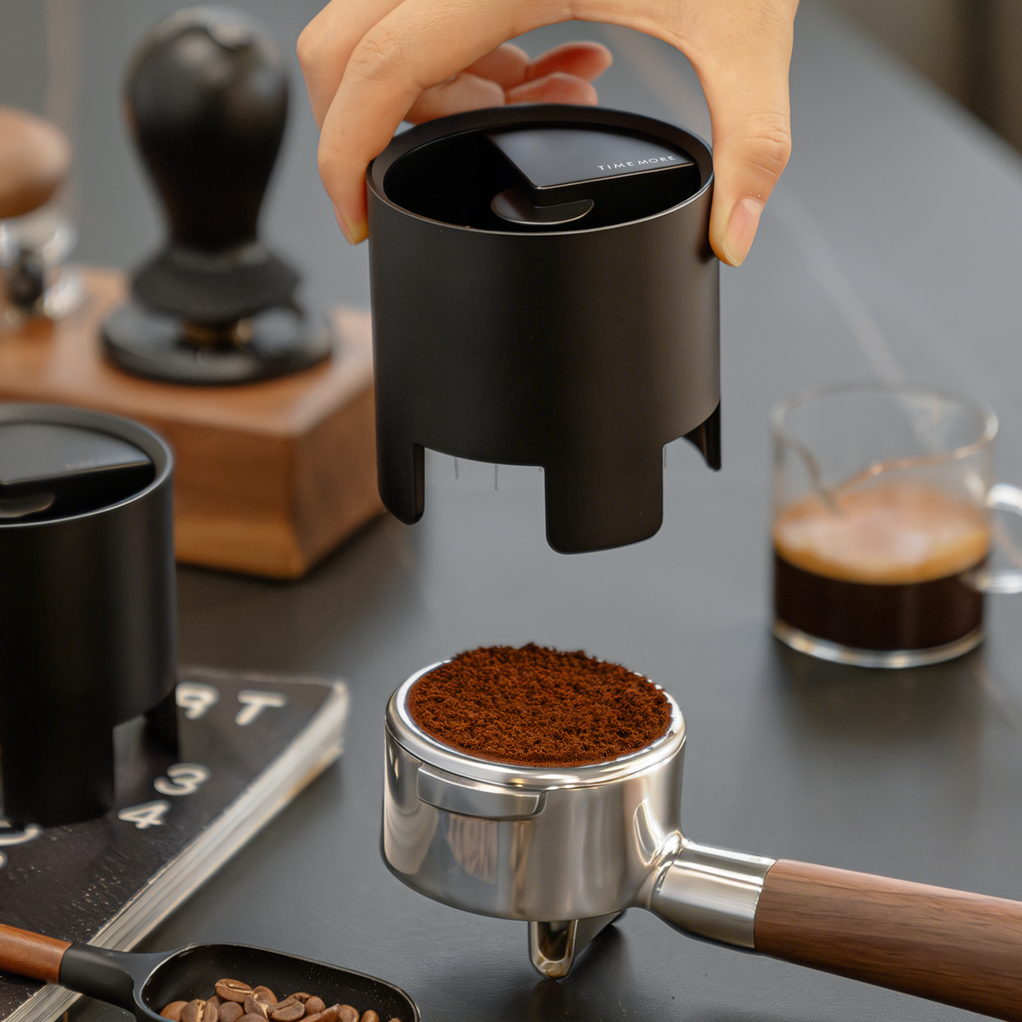 Timemore Autospin WDT Tool | Automatic Espresso Distributor