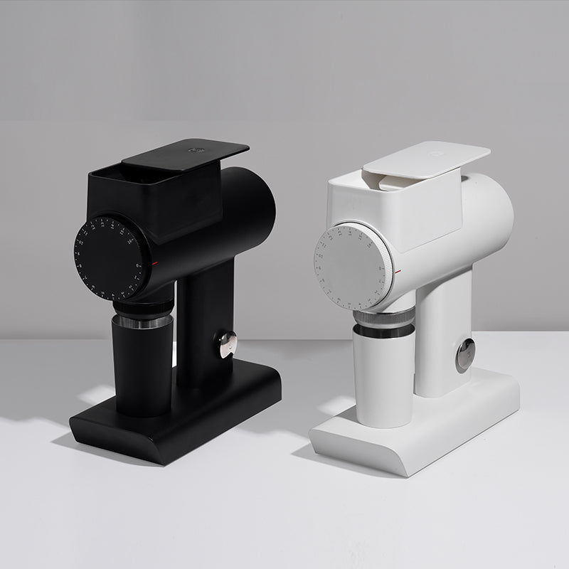 image showing both black and white Timemore Sculptor 064S Electric Grinder