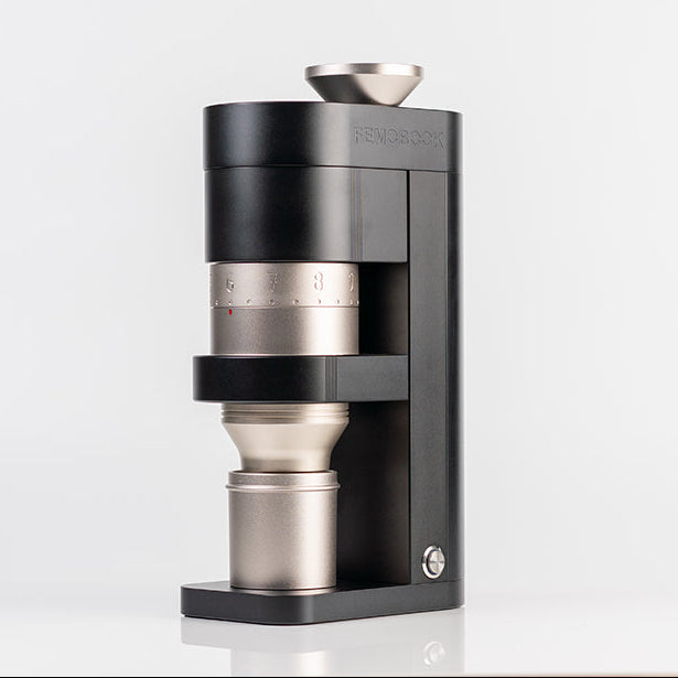 Femobook A68 Electric Grinder in black and champagne