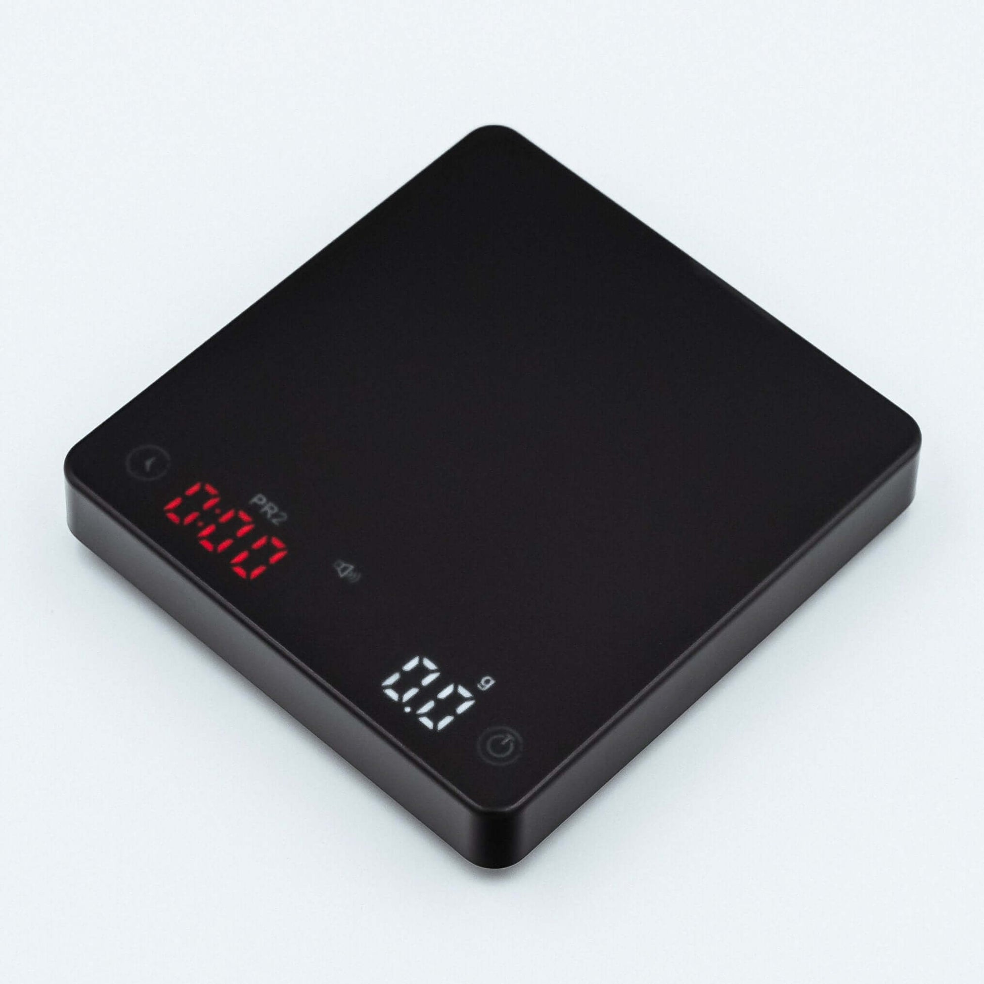 the Earl Nano digital coffee scales in black