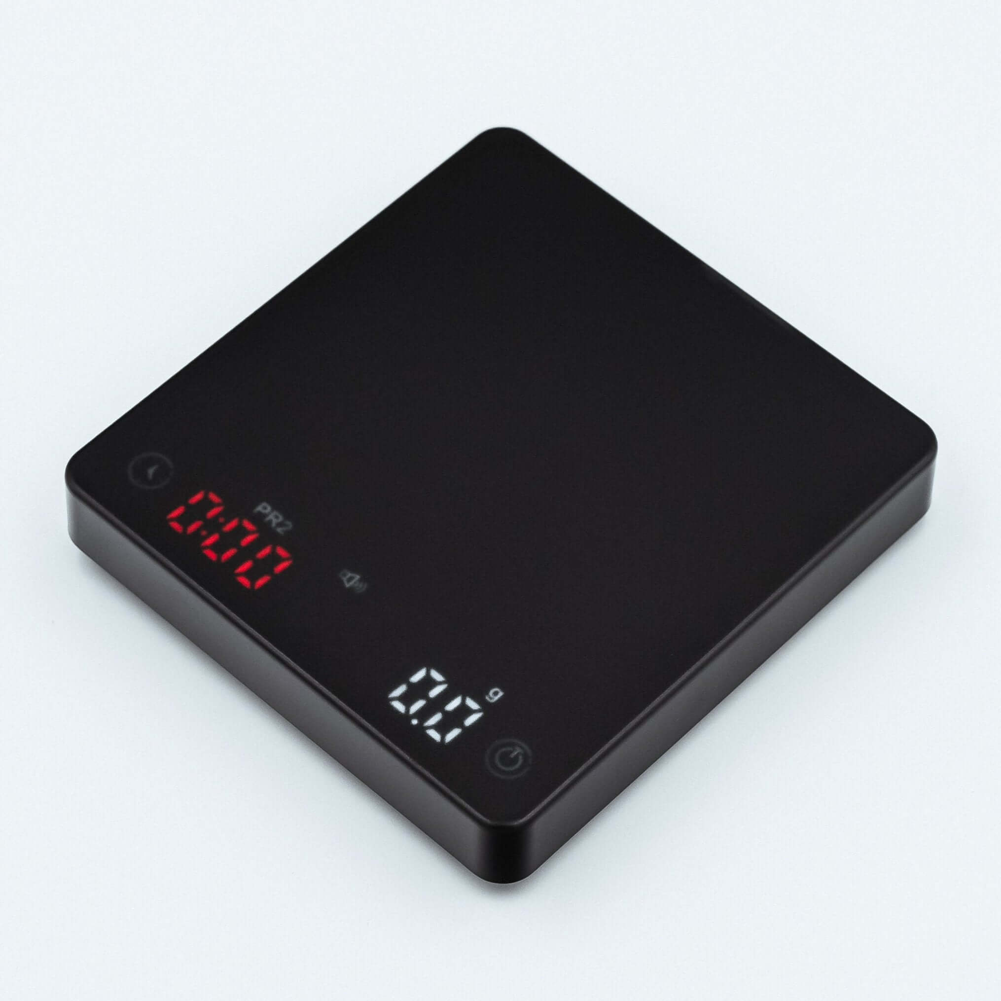 the Earl Nano digital coffee scales in black