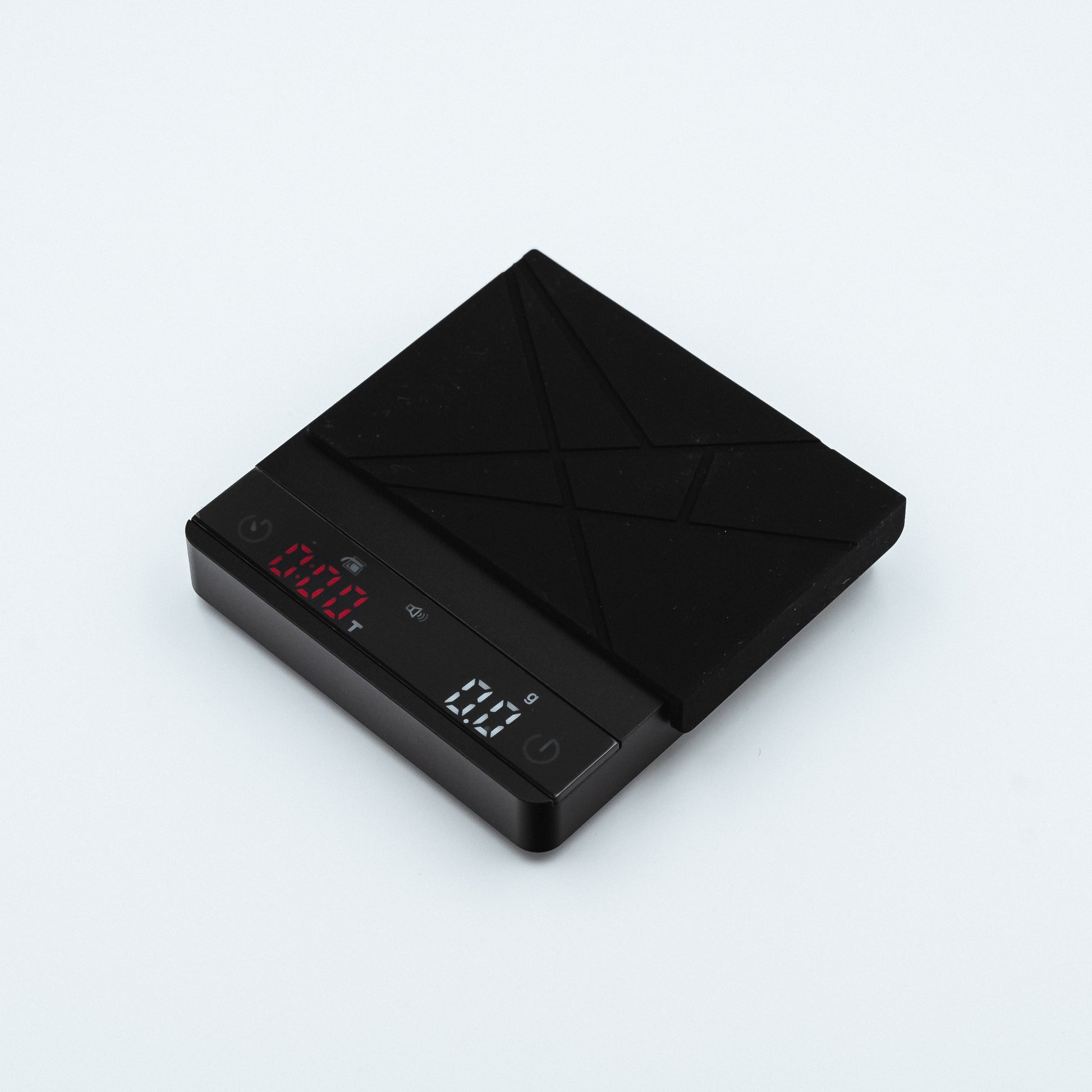 digital coffee scale with USB C charging and a powerful 800mAh battery