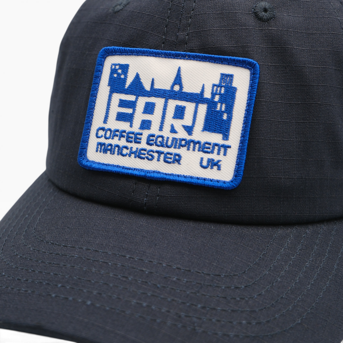 Earl Coffee Equipment Navy Ripstop Cap