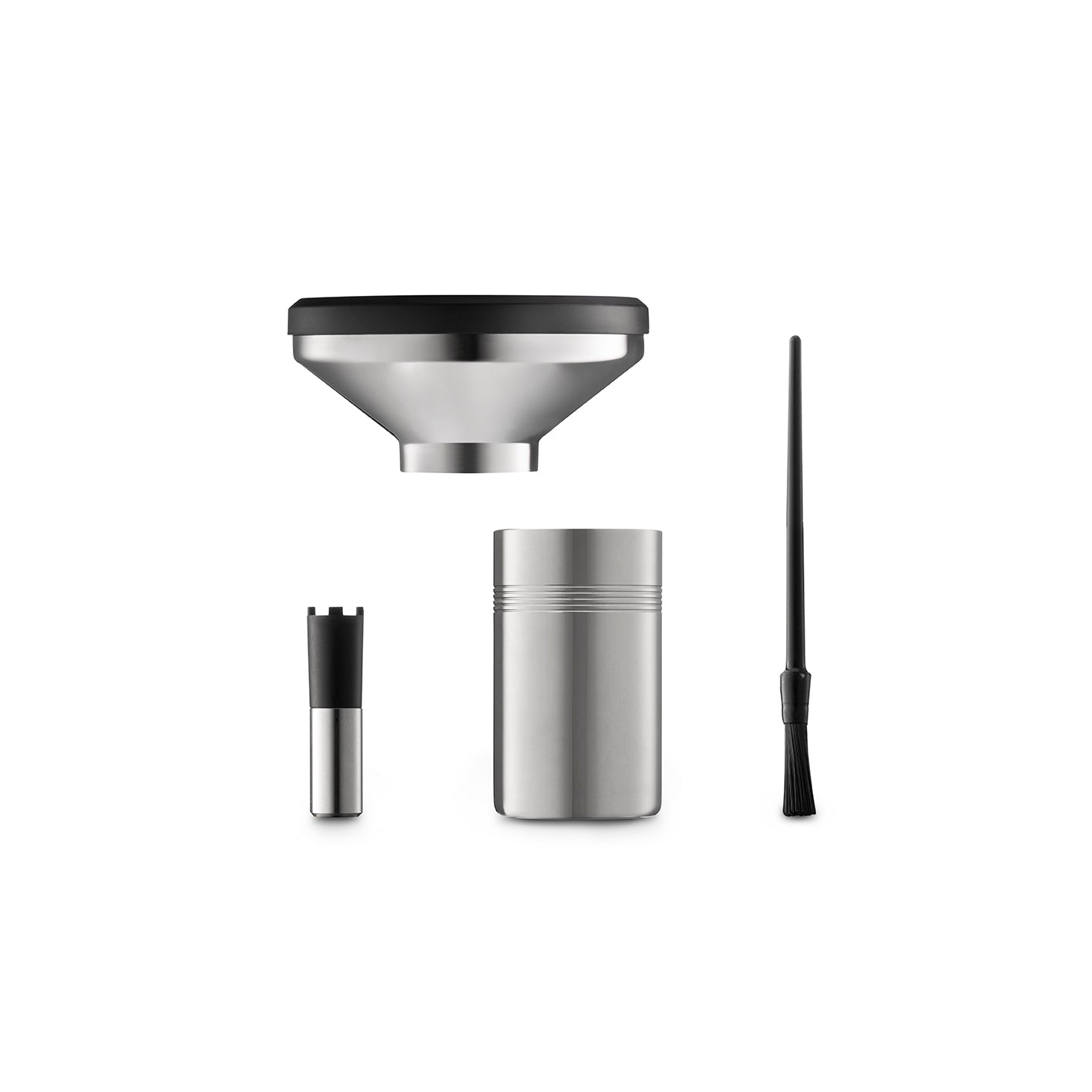 image of Mazzer Philos Single Dose Grinder components on white background