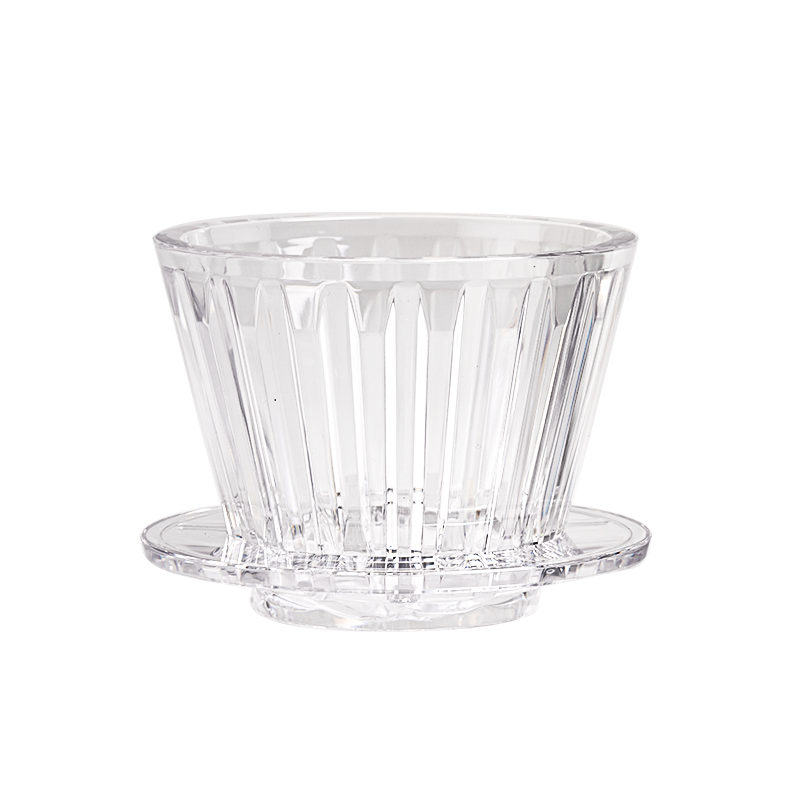 Timemore B75 Crystal Eye Flat Bottom Dripper/Brewer in transparent