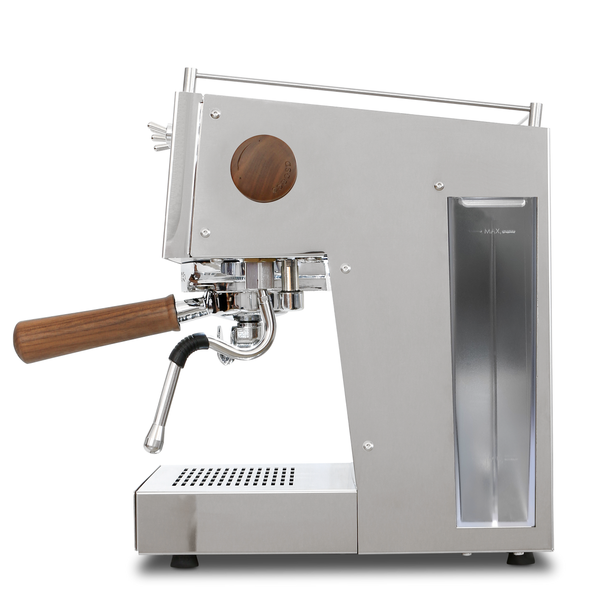 Ascaso Steel Duo PID V3 Espresso Coffee Machine - Stainless Steel/Wood