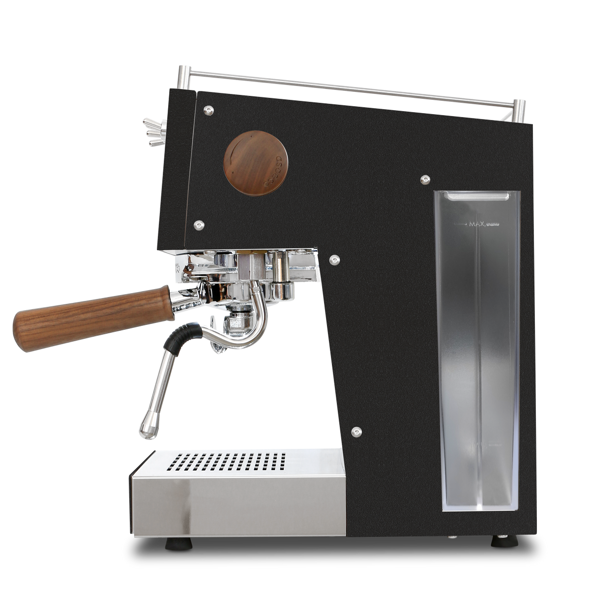 Ascaso Steel Duo PID V3 Espresso Coffee Machine - Black/Wood