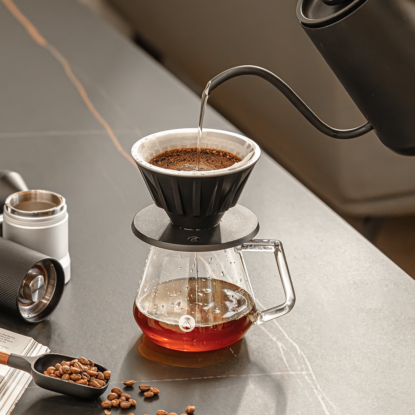 Timemore Crystal Eye Vector Pour Over Dripper | Matt Winton Signature