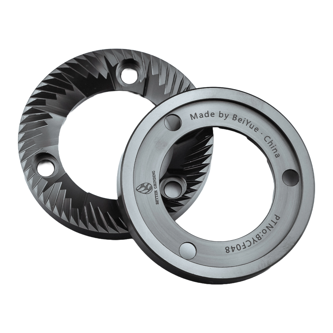 64mm DLC Flar Burr Set made with exceptional precision and stainless steel to transform your home brewing