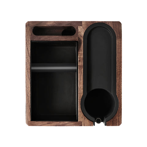 zeroHero Multi Function Walnut Knock Box Station