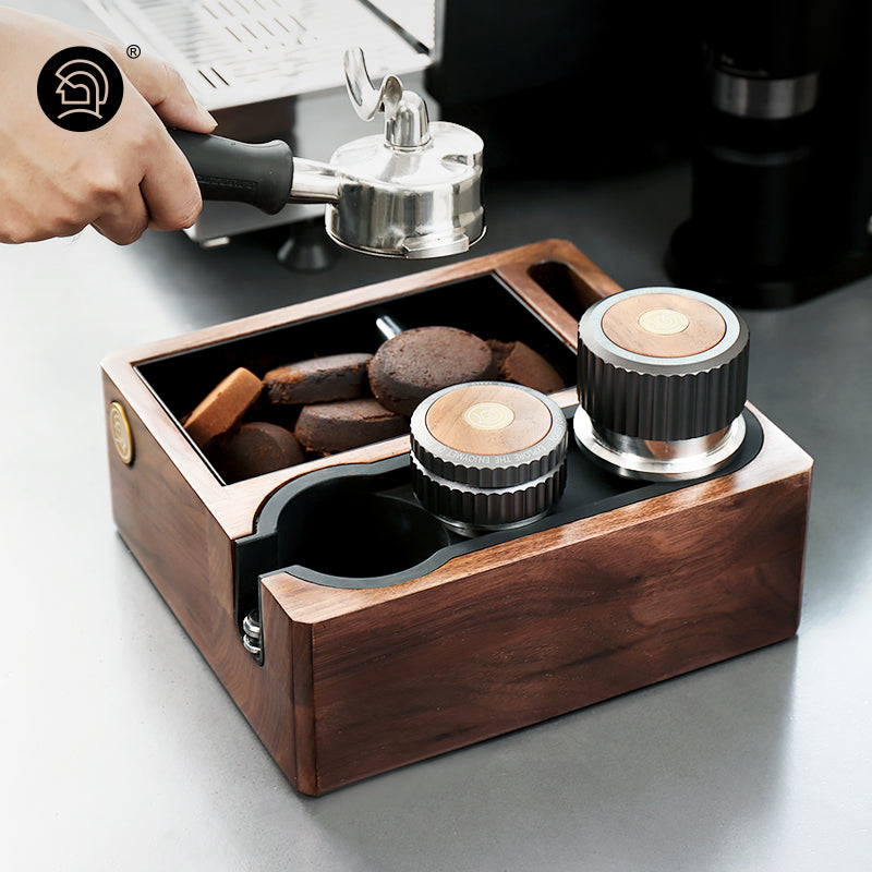 zeroHero Multi Function Walnut Knock Box Station